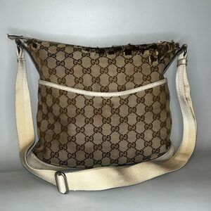 ✨REHAB…Authentic Gucci GG canvas messenger bag